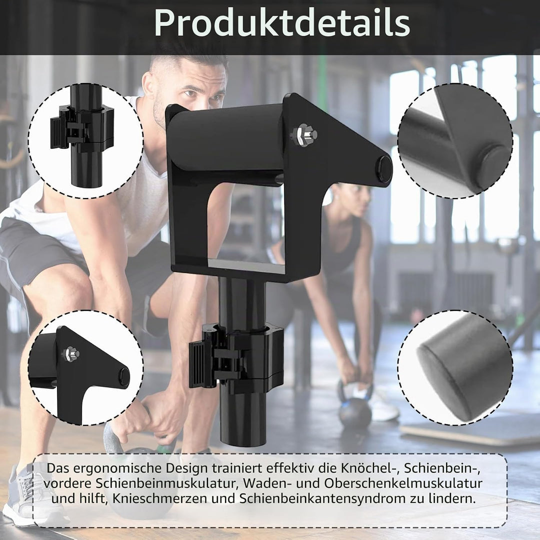 Tibialis Trainer, Beinstrecker Beinbeuger Gerät für Fitnessstudio Training im Freien und Urlaub Bein