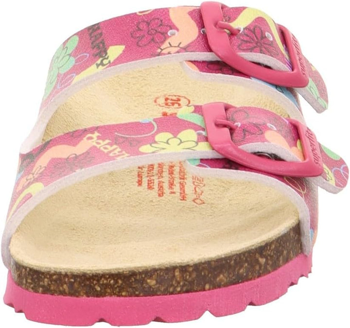 Superfit Jungen Fussbettpantoffel Hausschuh 38 EU Pink Mehrfarbig 5520, 38 EU Pink Mehrfarbig 5520