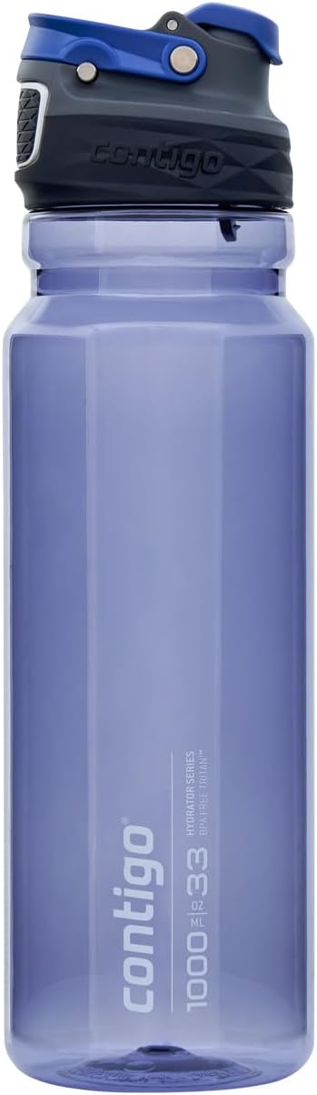 Contigo Free Flow Trinkflasche | grosse e Wasserflasche aus Tritan-Kunststoff | 100% auslaufsicher |