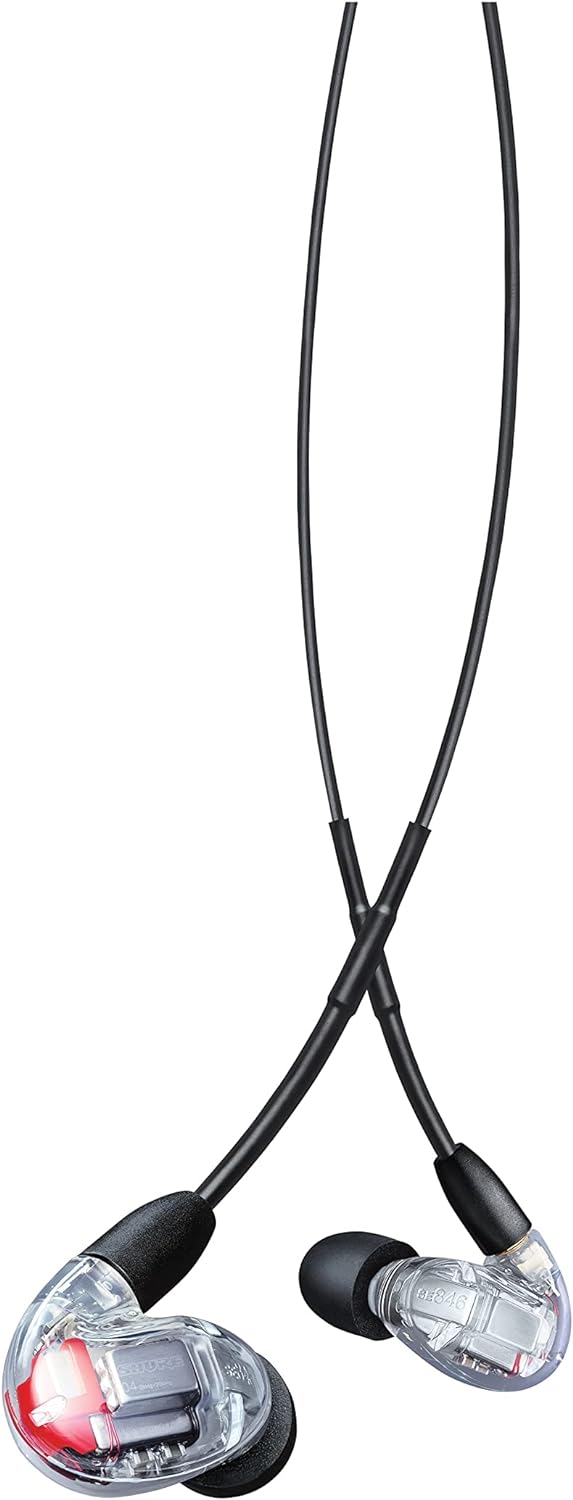 Shure SE846 Kabelgebundene Sound Isolating Ohrhörer, hochauflösender Klang, Vier Treiber, anpassbare