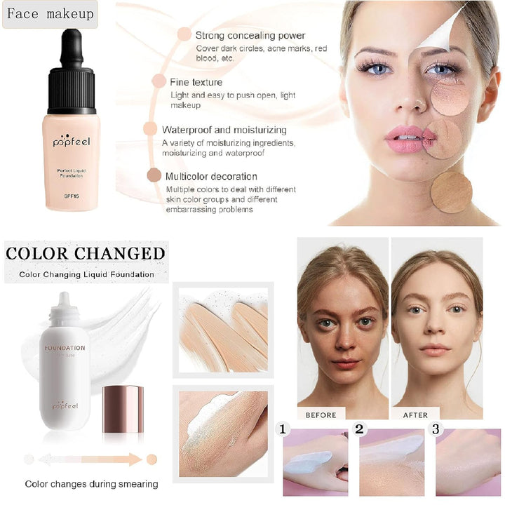 34St Schminkkasten Make-Up Set, Professionelles Kosmetische Schmink Set mit Lidschatten Lippengloss