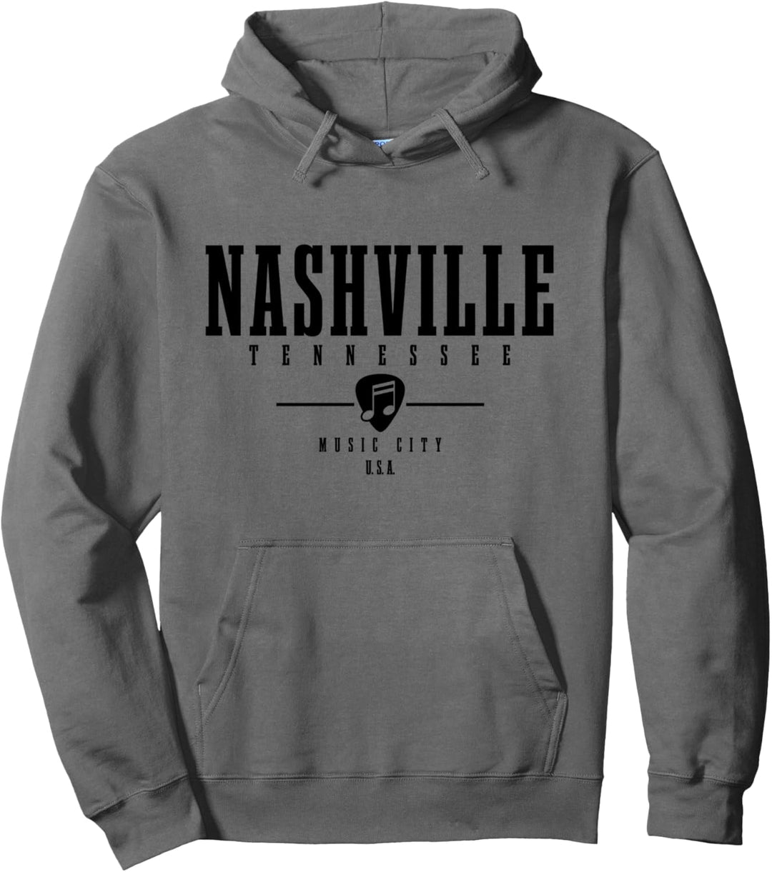 Nashville Tennessee Country Music City Gitarre Vintage Pullover Hoodie