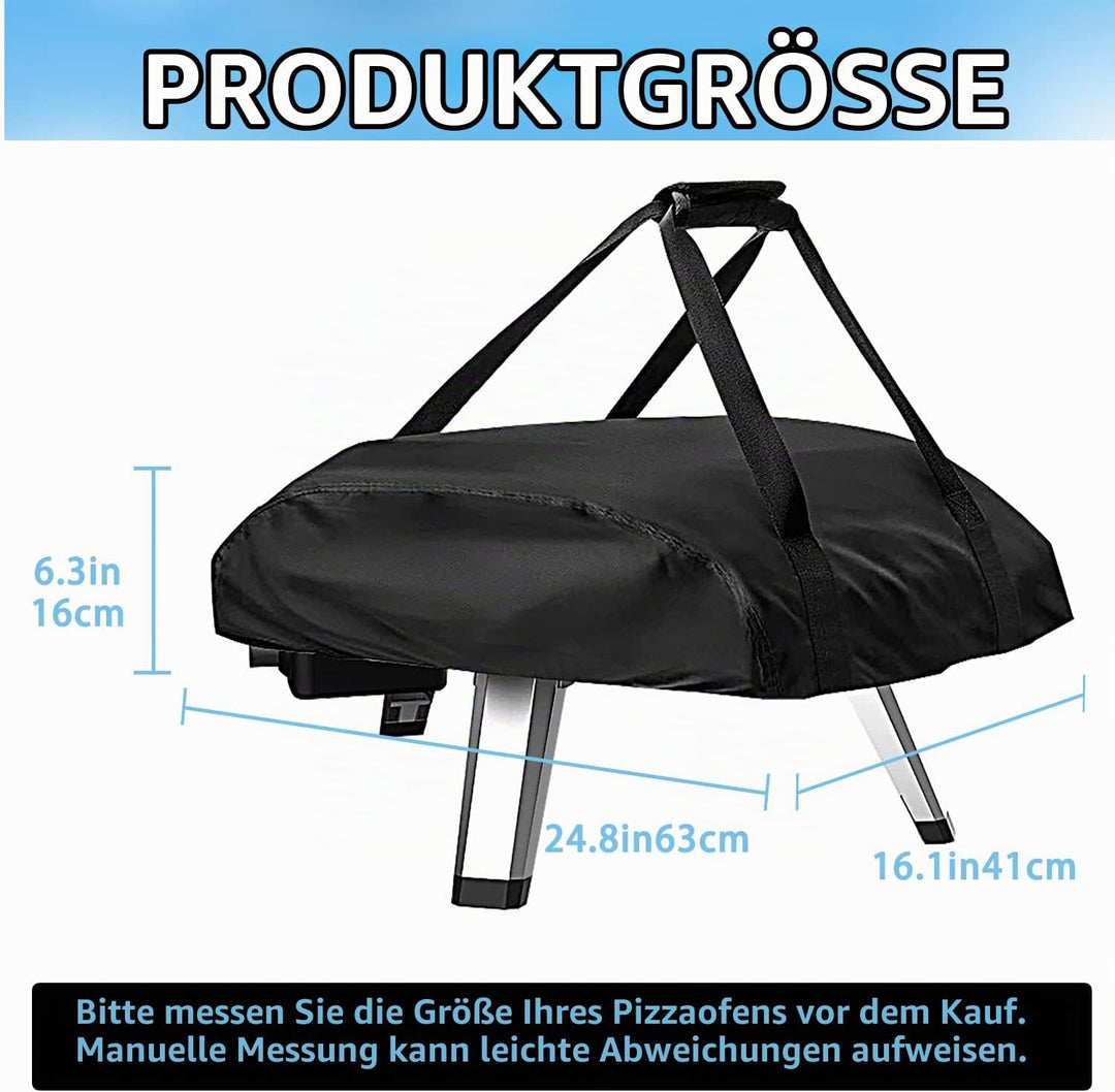 Pizzaofen Abdeckung für Ooni Koda 12,420D Wasserdicht Wetterfeste Oxford-Stoff Pizzaofen Tragetasche