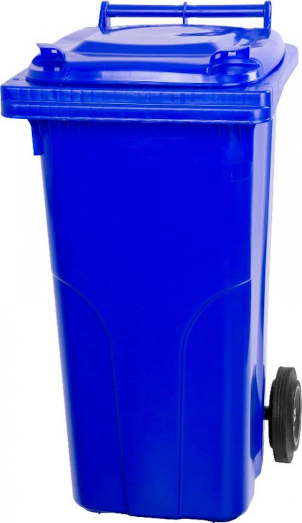 PROREGAL 2-Rad-Mülltonne MGB | HDPE-Kunststoff | HxBxT 94,5x48x54cm | Fassungsvermögen 120 Liter | B