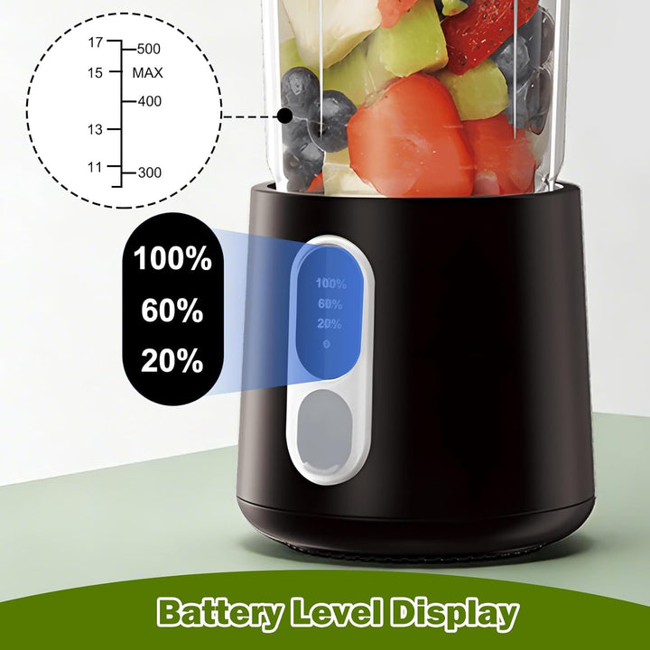 Tragbarer Mixer Standmixer Smoothie Maker : 500ml Mini Blender, Mini Mixer Smoothie Maker to go, 300