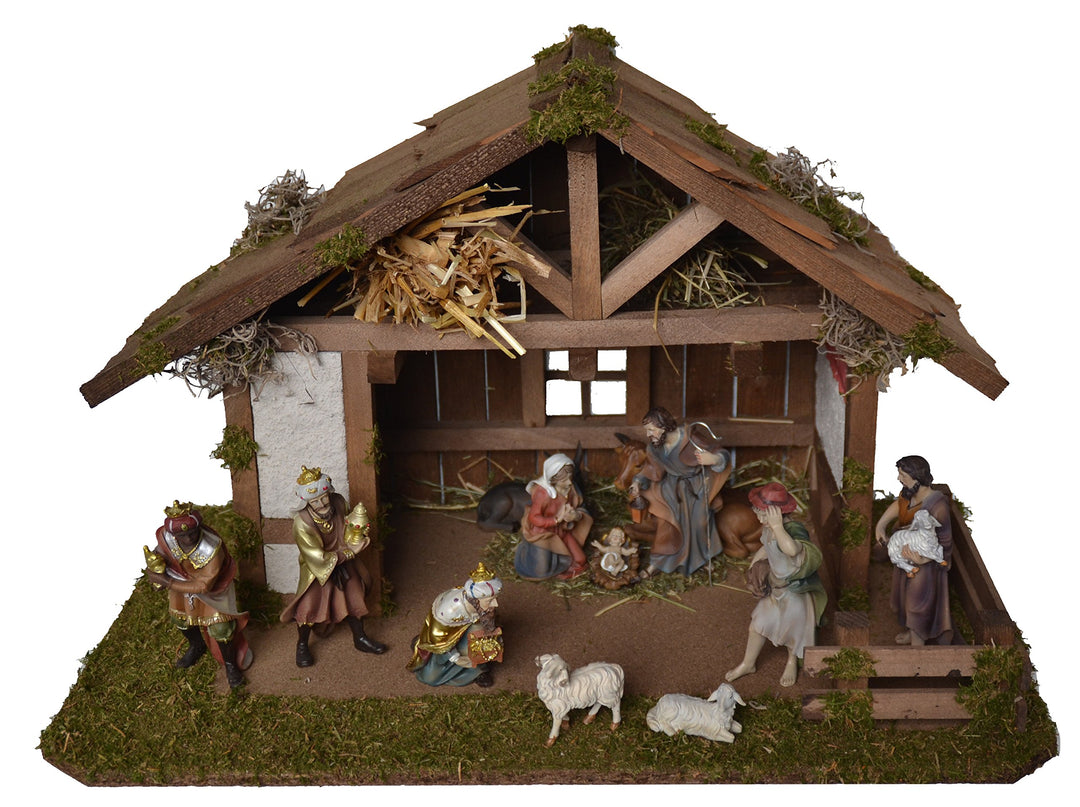 Alfred Kolbe Krippen 1417 Weihnachtskrippe, Braun,