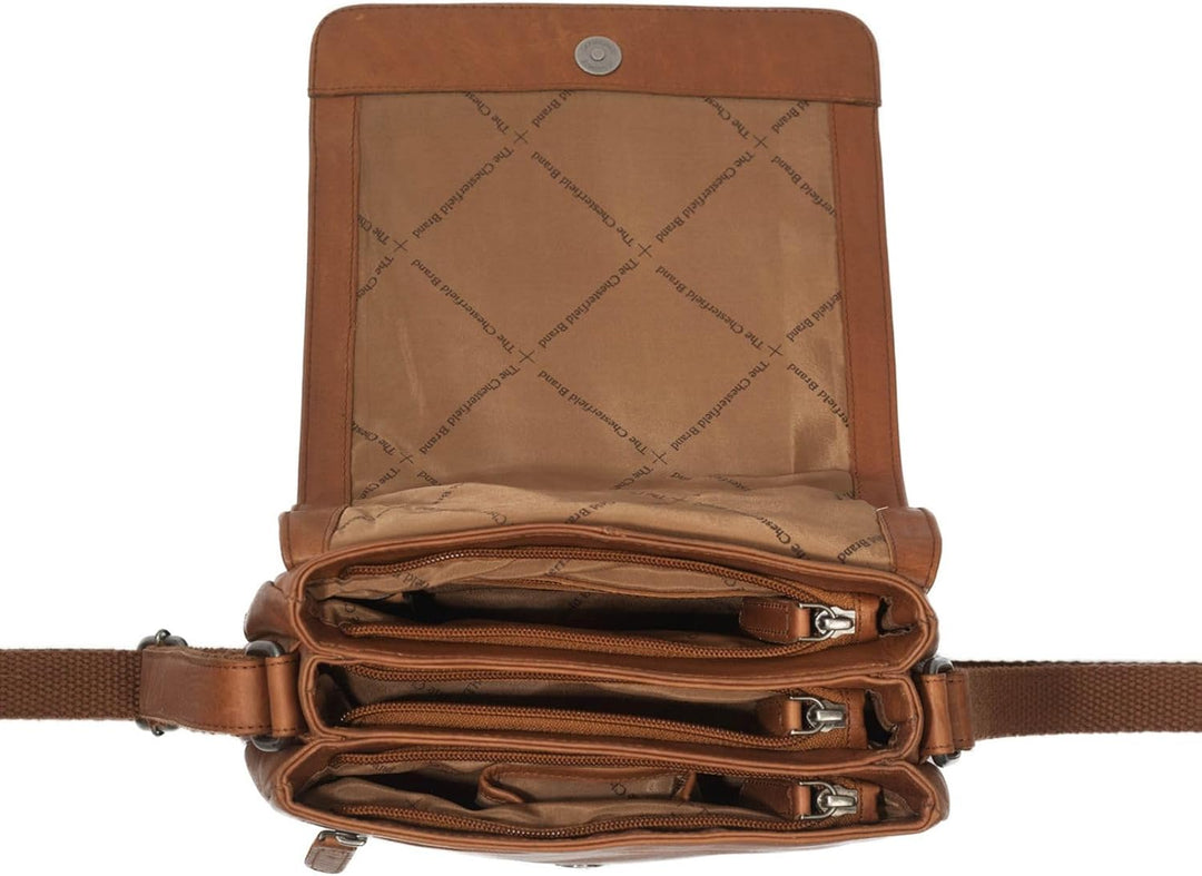 The Chesterfield Brand Wax Pull Up Florence Umhängetasche Leder 22 cm