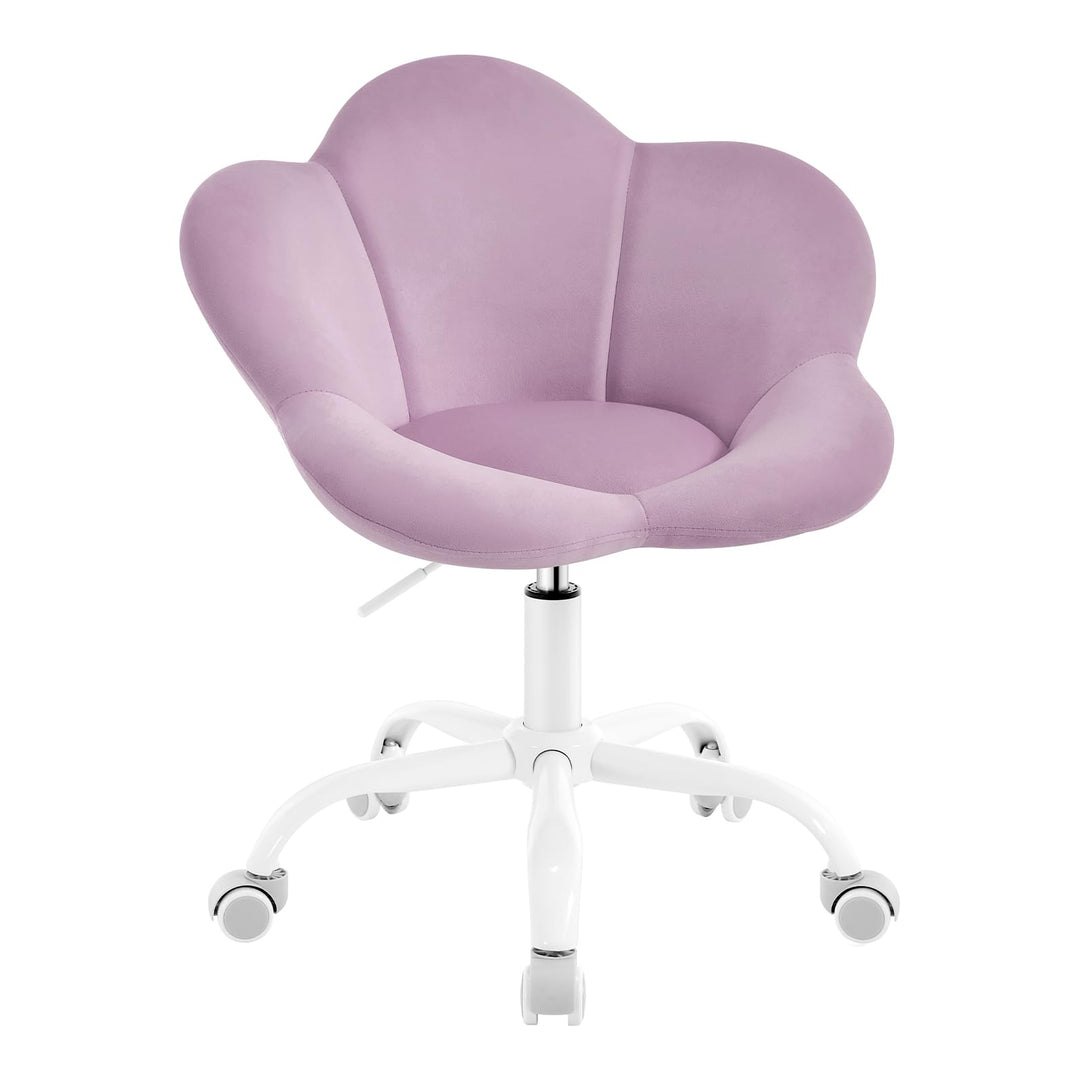 WOLTU Kinder Schreibtischstuhl, Schminktisch Stuhl, Bürostuhl, ergonomisch, höhenverstellbar, Samt,