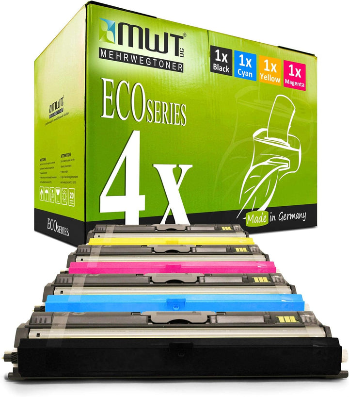 4X Kraft Office Supplies Toner kompatibel für Konica Minolta Magicolor 1600 1650 1680 1690 W mf EN D