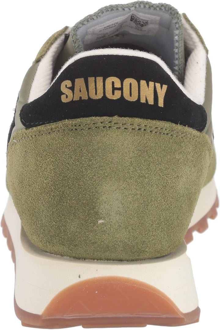 Saucony Jazz Original Vintage Herren Sportschuhe 40.5 EU Olive Black, 40.5 EU Olive Black