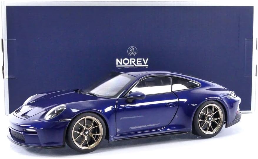 Norev Porsche 911 (992) GT3 Touring 2021 dunkelblau metallic Modellauto 1:18