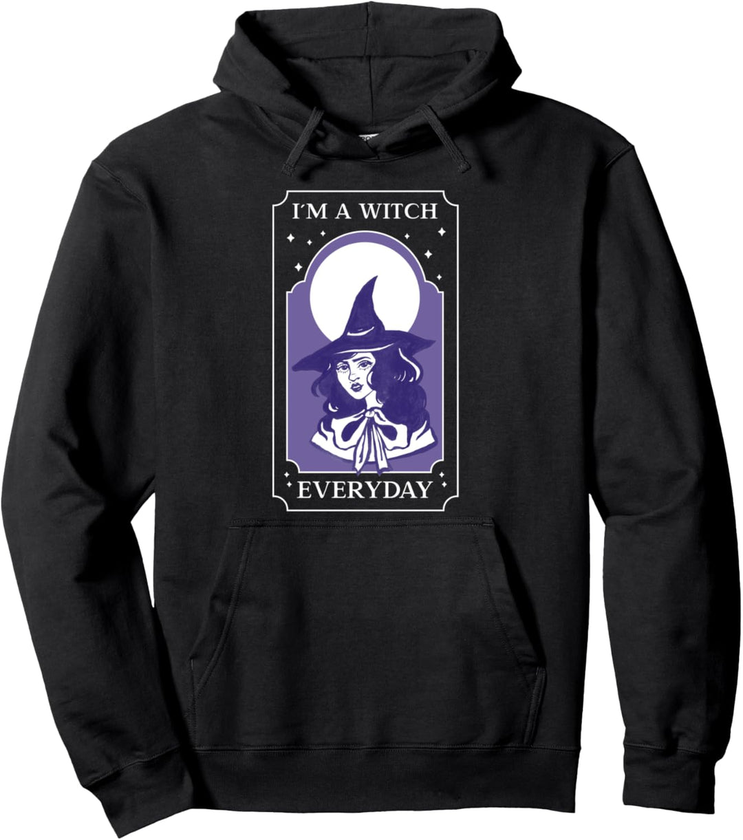 Ich bin eine Hexe jeden Tag lustiges Kostüm Halloween Pullover Hoodie
