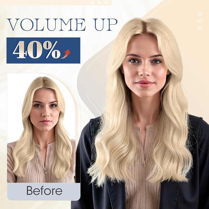 Elailite Extensions Echthaar Bonding 0.5g/s 60cm #60 Platinblond U Tip Hair Extensions Keratin 100 S