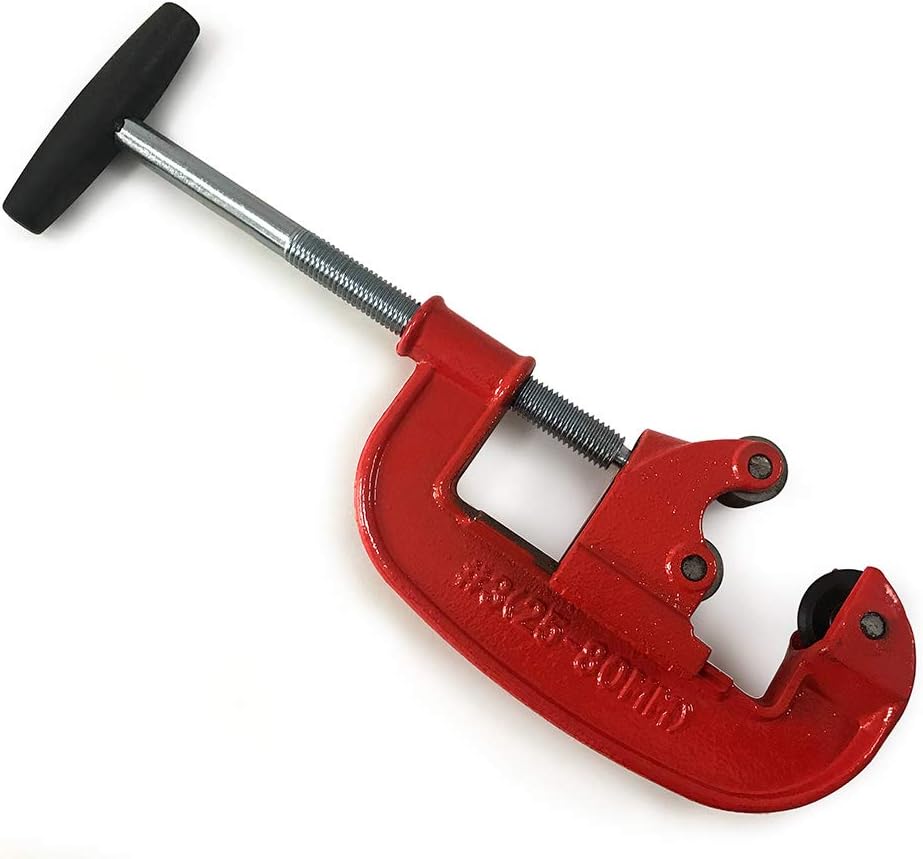 QWORK Robuster Rohrschneider, 1-inch (25 mm) bis 3-inch (80 mm) Leitungsschneider für Schneiden von