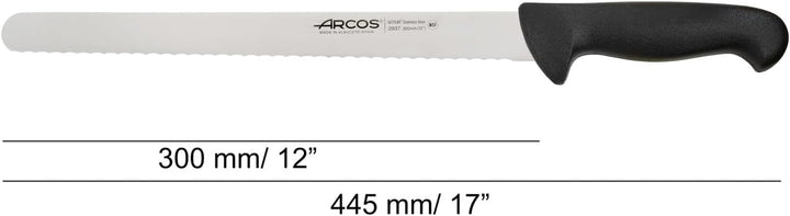 Arcos Serie 2900 - Gebäckmesser Kuchenmesser - Klinge Nitrum Edelstahl 300 mm - HandGriff Polypropyl