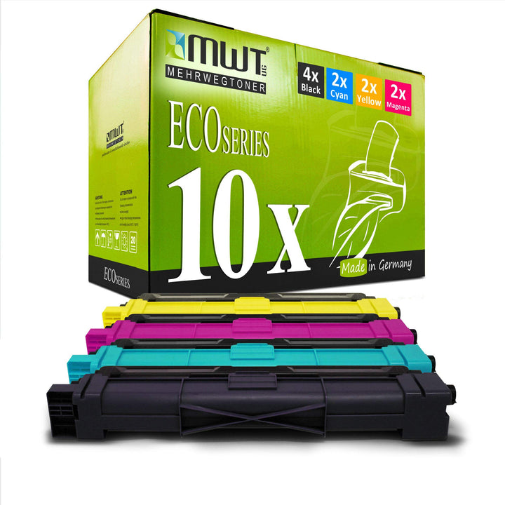 10x Kraft Office Supplies Toner kompatibel für Brother MFC 9130 9140 9330 9340 CW CDW CDN ersetzt TN