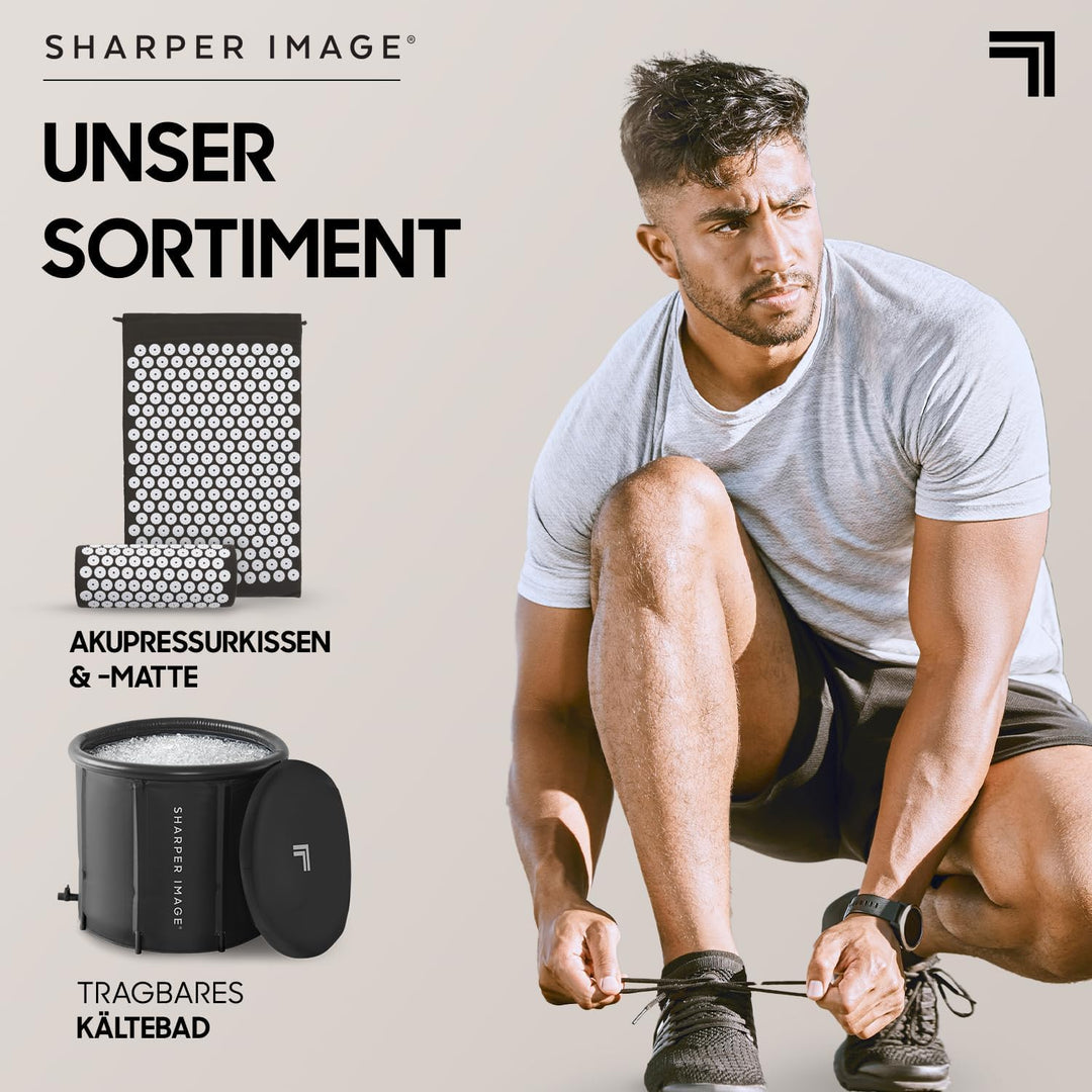 SHARPER IMAGE - Tragbare Sauna - Wellness - Dampfbad - Klappstuhl inklusive - Wärmetherapie - Revita