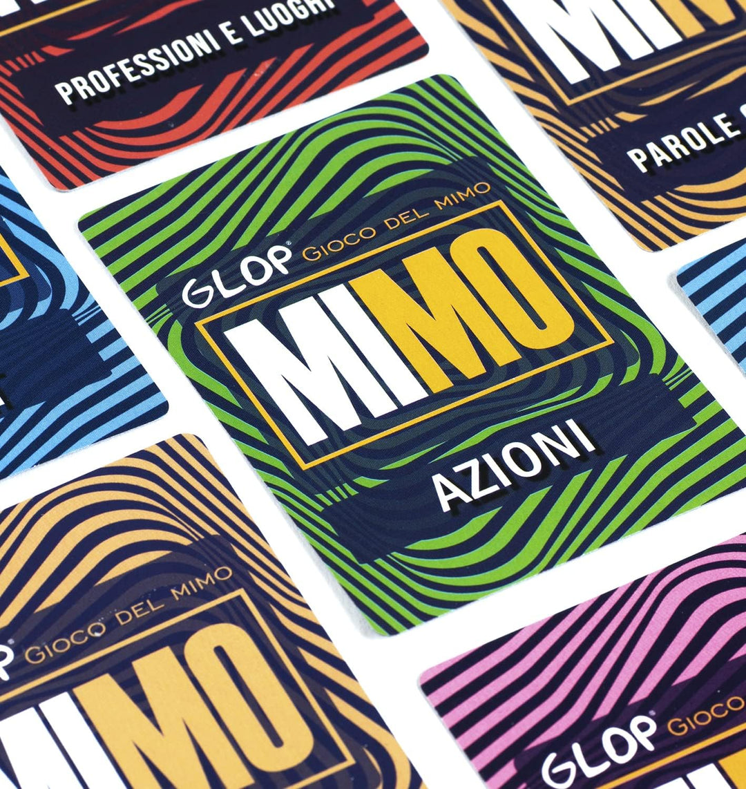 Glop Mimo - Gioco del Mimo - Giochi da Tavolo - Giochi da Tavolo per Adulti e Famiglie - Giochi per