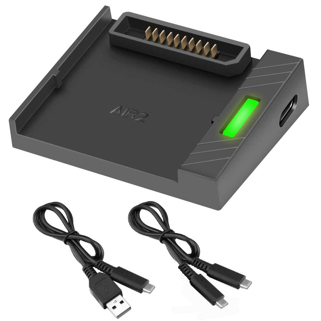 LYONGTECH USB Akku Ladegerät mit PD/QC für DJI Air 2S,Mavic Air 2 Drohne, Raqid Akkuladestation Hub