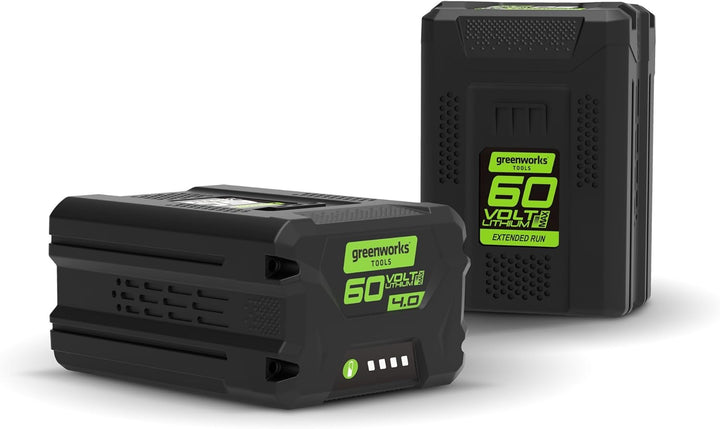 Greenworks 60V Akku G60B4 (Li-Ion 60V 4Ah wiederaufladbarer leistungsstarker Akku passend für alle G