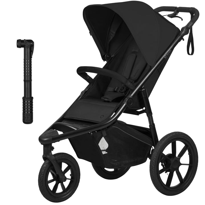 Lionelo Azura Kinderbuggy mit Luftreifen – hohe Federung, stufenlos verstellbare Liegeposition, XXL-