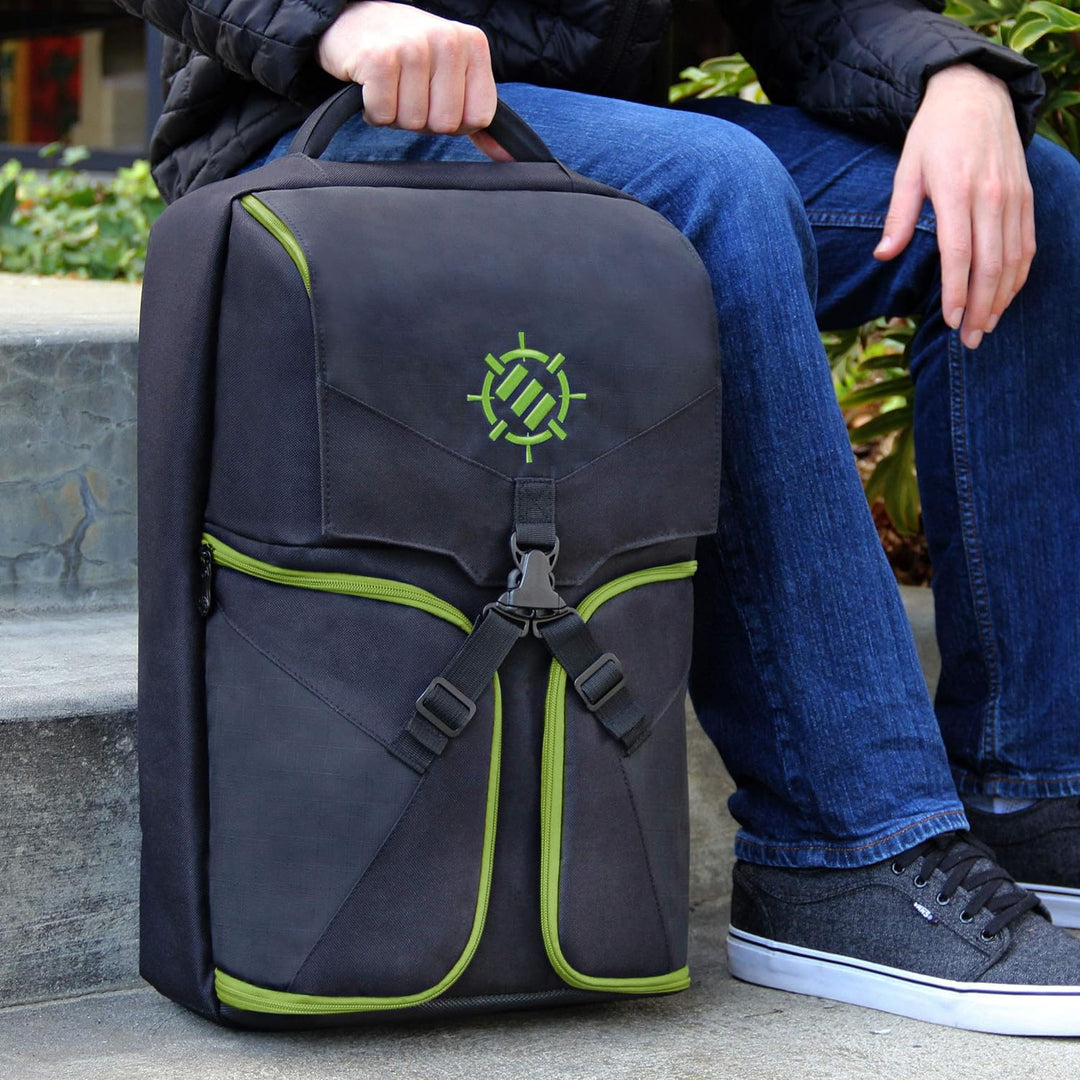 ENHANCE Universal Gaming Rucksack für Konsolen wie Xbox 360, Xbox One, & Laptop Ausreichend Platz fü
