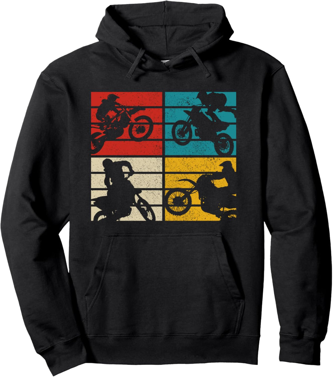 Motocross Vintage Enduro MX Motorrad Biker Geschenk Pullover Hoodie