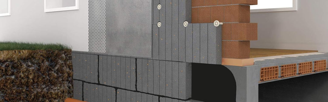 ITALFROM Paneel 3 cm EPS mit Graphiten, für Wärmeisolierung, Polystyrol, Grau, 10 Stück