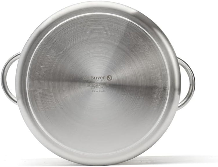 De Buyer - Kochtopf ohne Deckel aus Edelstahl Prim'APPETY – 28 cm – ohne PFAS, Edelstahl 18/10 in Pr