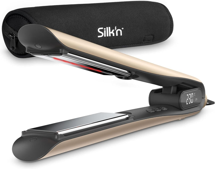 Silk'n Haarglätter I SilkyStraight I Haarglätter mit Infrarot- und Ionentechnologie I Für unterschie
