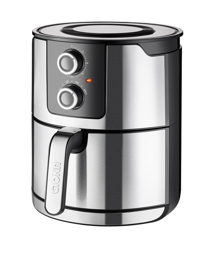 UNOLD 58655 HEISSLUFTFRITTEUSE XL zum gesunden Frittieren, Grillen, Garen, Braten, Dörren uvm. - gan