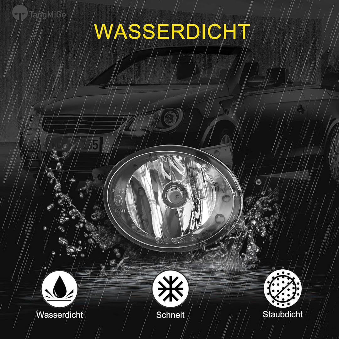 TangMiGe Nebelscheinwerfer für Volkswagen Tiguan Beetle Caddy 3 Eos Golf 6 / Cabriolet/Plus Jetta 4