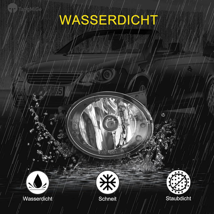 TangMiGe Nebelscheinwerfer für Volkswagen Tiguan Beetle Caddy 3 Eos Golf 6 / Cabriolet/Plus Jetta 4
