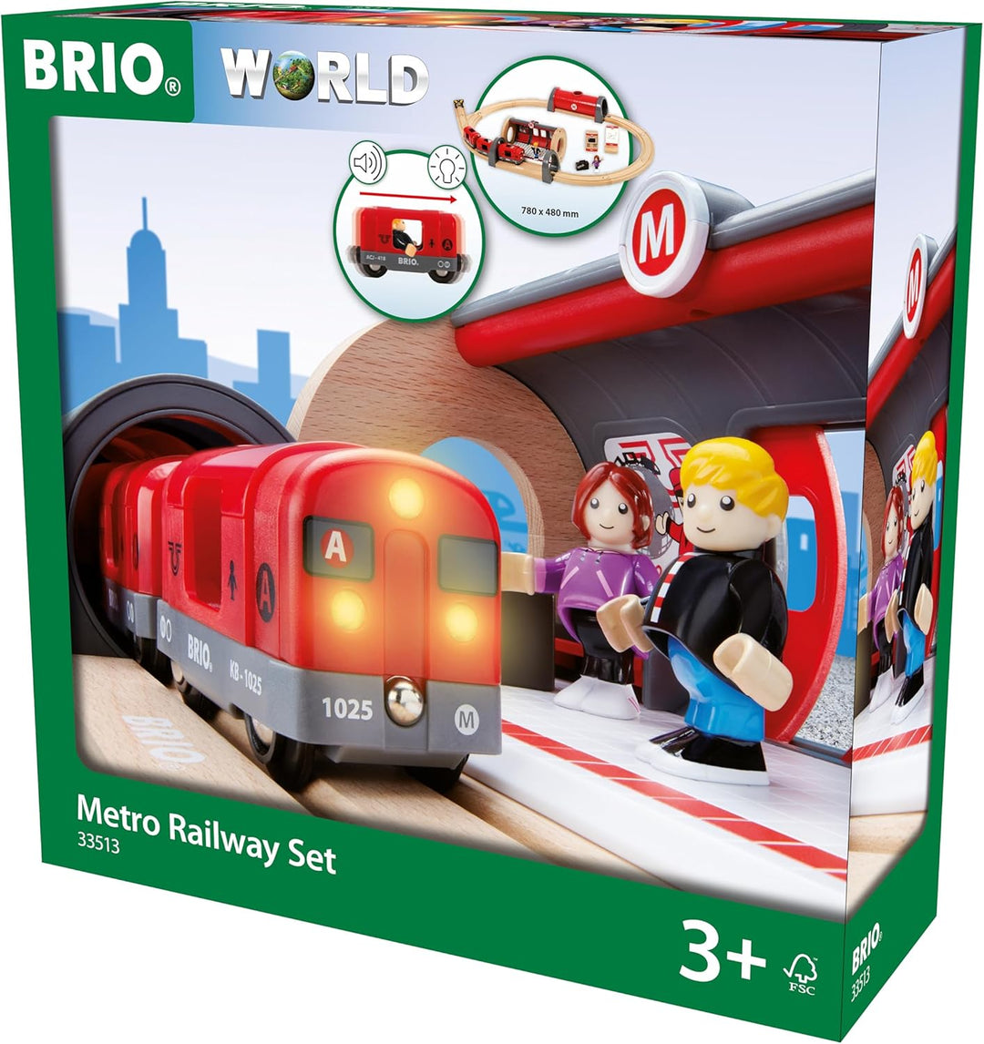 BRIO 33513 - Metro Bahn Set