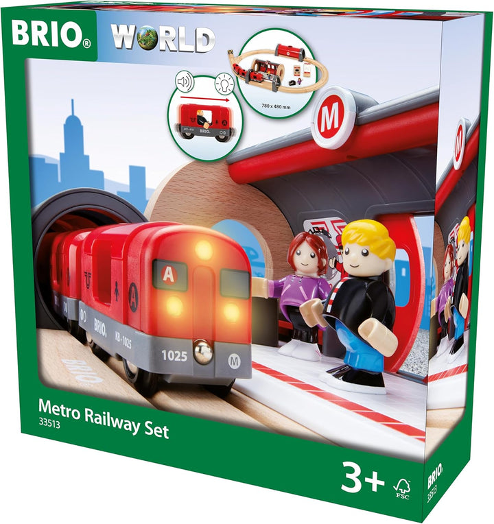 BRIO 33513 - Metro Bahn Set