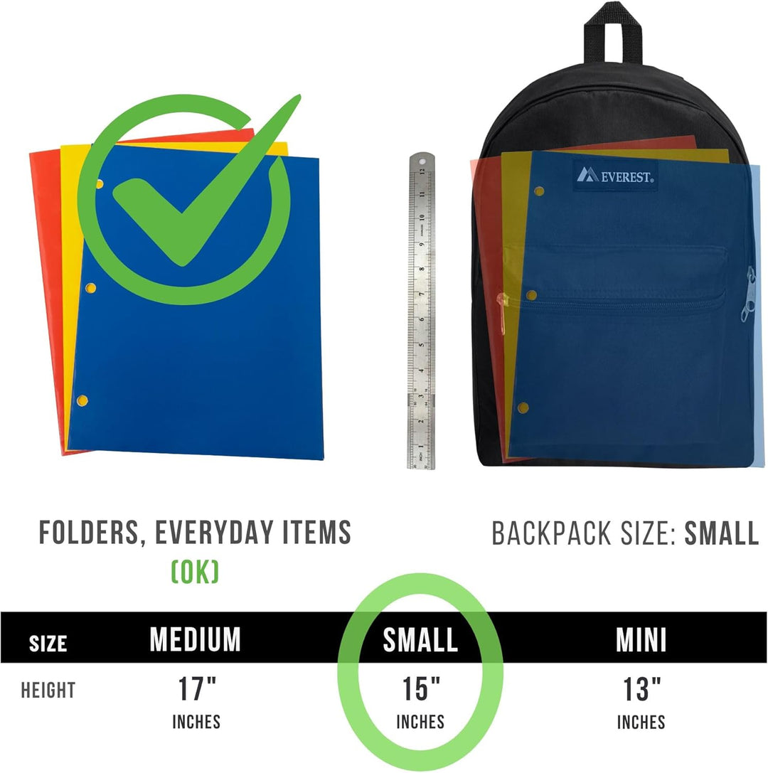 Everest Basic-Rucksack Einheitsgrösse Aqua Blau, Einheitsgrösse Aqua Blau