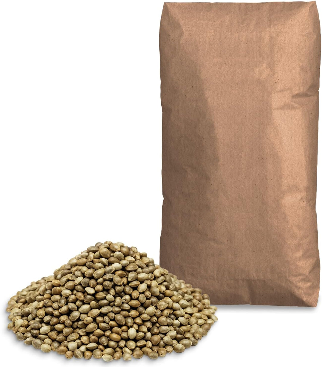 SUPRAVIT Hanf 25kg - Hanfsamen Vogelfutter & Wildvogelfutter - energiereiche Ergänzung zum Körnerfut