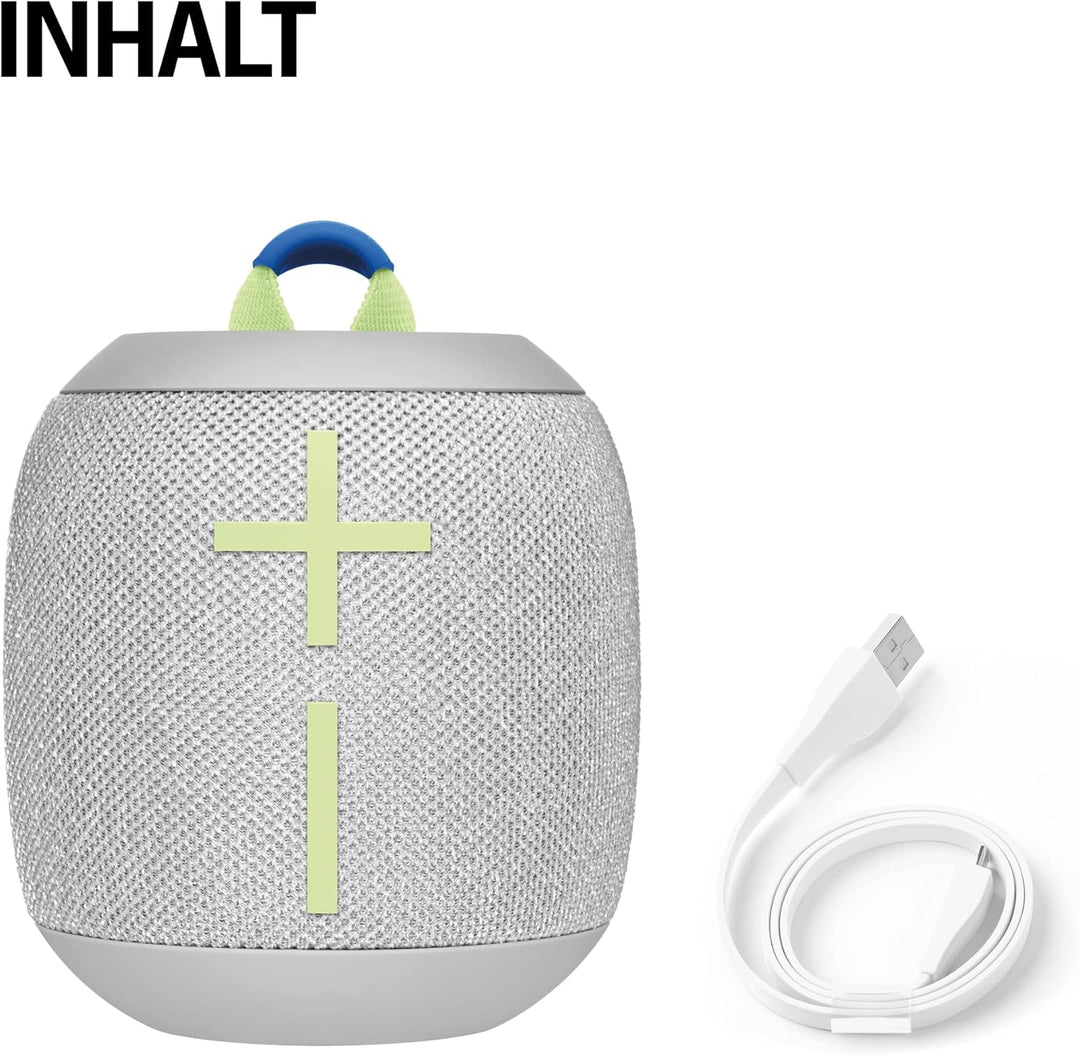 Ultimate Ears WONDERBOOM 3 Portable Bluetooth Speaker, Rich Bass 360 Degree Sound, Waterproof, Dustp