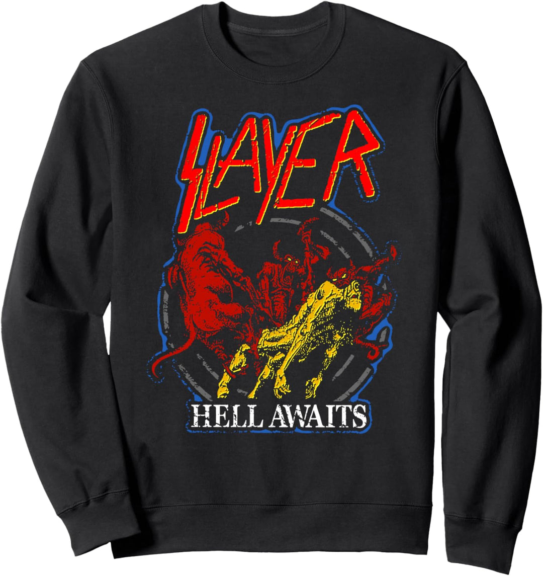 Slayer - Primary Colors Hell Awaits Sweatshirt