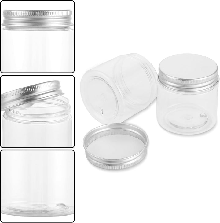 AKOLAFE 16er Set Vorratsdosen mit Deckel 60ml Vorratsgläser mit Deckel Luftdicht Transparente Plasti