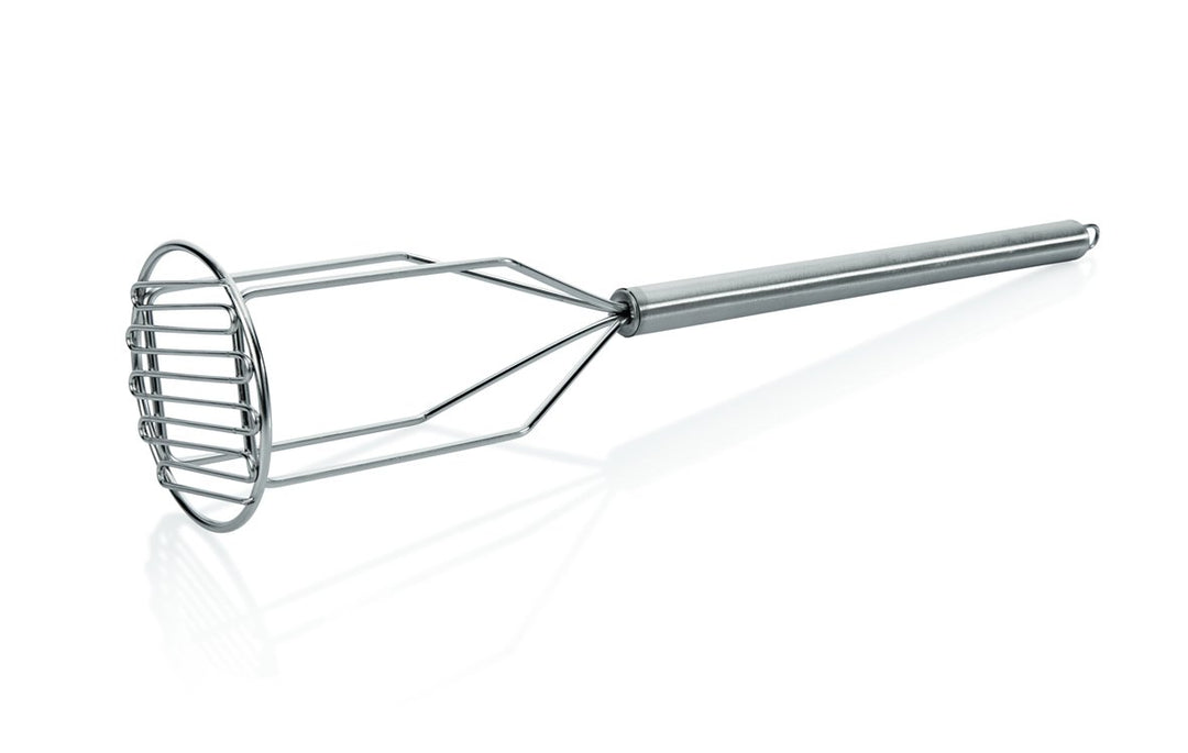 Kartoffelstampfer aus Chromnickelstahl/Länge: 64 cm, Ø 13 cm