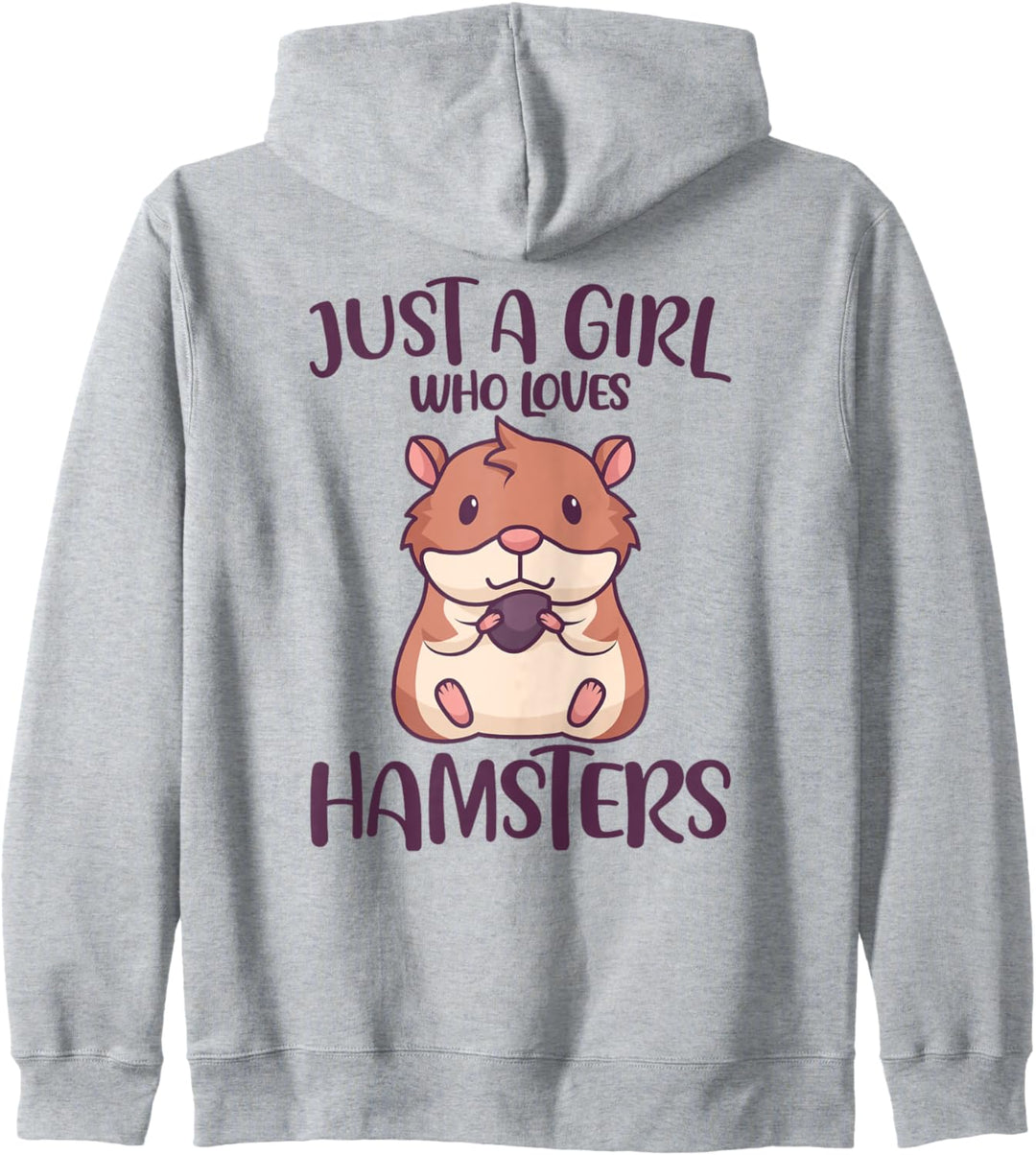 Just A Girl Who Loves Hamsters Goldhamster Nagetier Kapuzenjacke