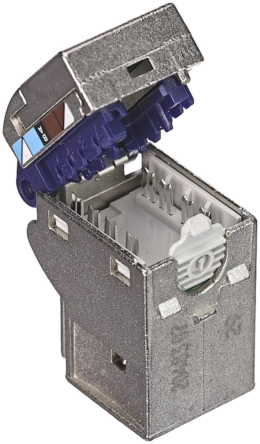 Schneider Electric Merten MEG4576-0022 Tragplatte 2-fach mit Anschlussmodul - Actassi RJ45 Cat6A STP