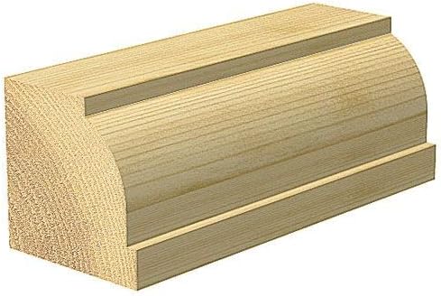 Trend - Bearing geführte ovolo cutter 3,2mm Radius - 46/11X1/4TC B/Guide OVOLO 3,2 mm RAD 257073, B/