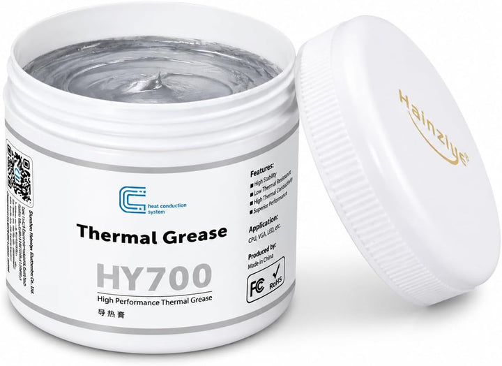 HY-700(50Gramm)> 3.14 W/m.K,CPU Wärmeleitpaste PC kühlpaste Leitpaste Thermal Paste für CPU GPU PS4