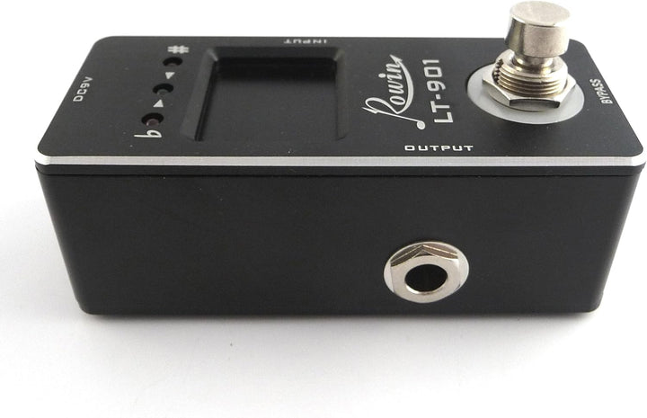 Stagg 22367 BX-TUNER Blaxx mini Gitarren-Fusspedal Tuner Pedal, Tuner Pedal