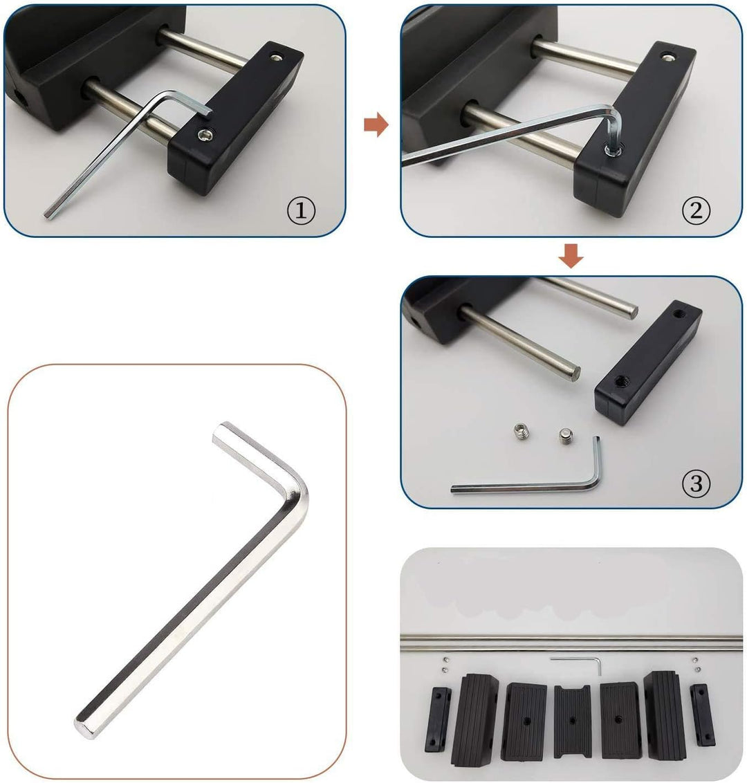 Schleifstein Wetzsteinhalter Sink Bridge mit verstellbarem, rutschfestem Gummi zum einfachen Honen v