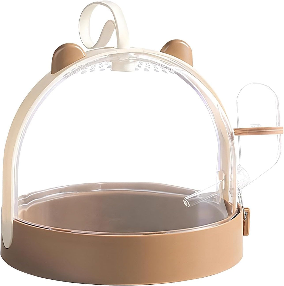 Portable Hamster Carrier Cage | Small Animal Travel Cage with Water Bottle | Ventilated Hamster Cage