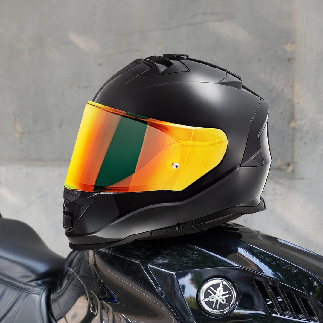 Helmvisier für LS2 FF328/FF353/FF800,Motorradhelm Visier,Motorrad Windschutz Helm Objektiv Visier Vo