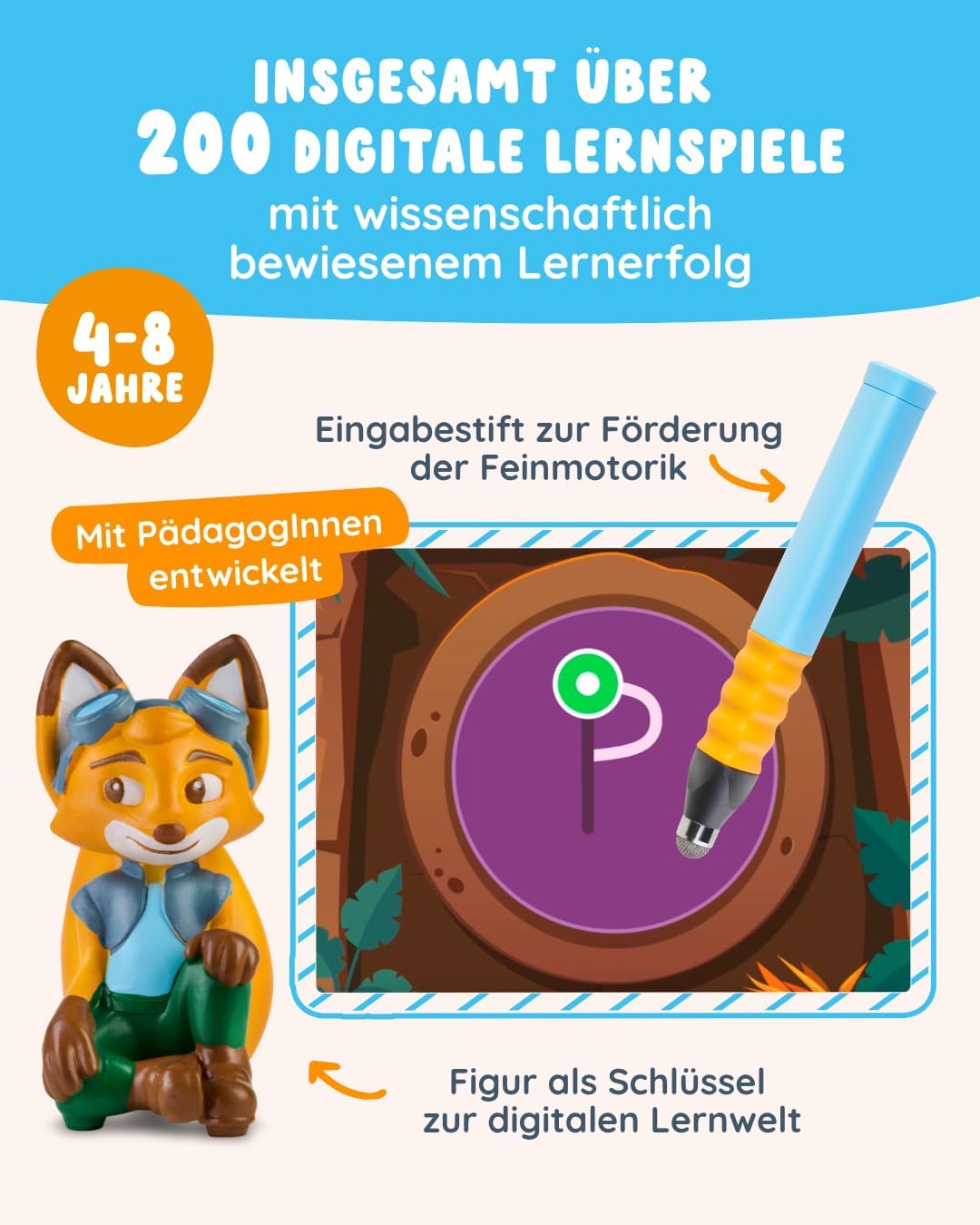 Edurino Gesamtpaket I 5 spannende Lernspiele I 4-8 Jahre I Lesen &amp; Schreiben, Zahlen, Erstes Englisc